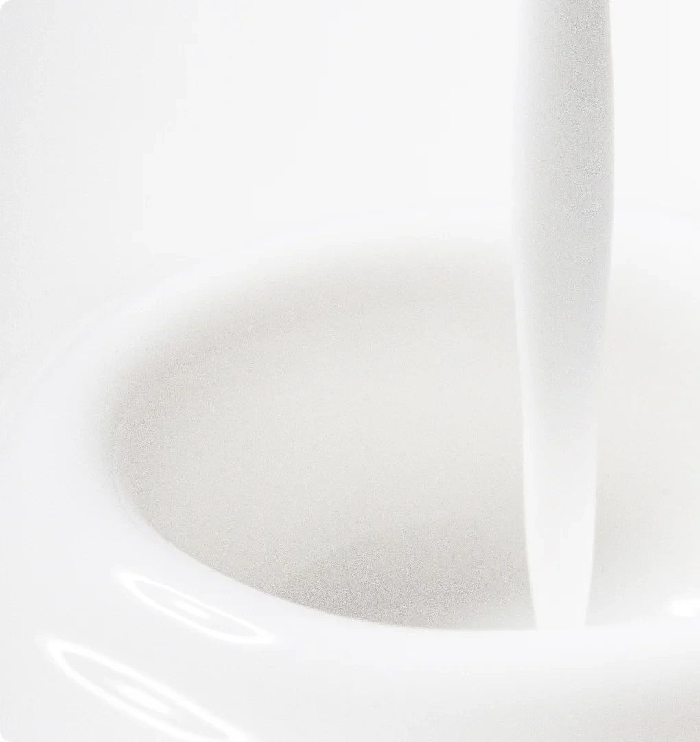 Silky cream texture