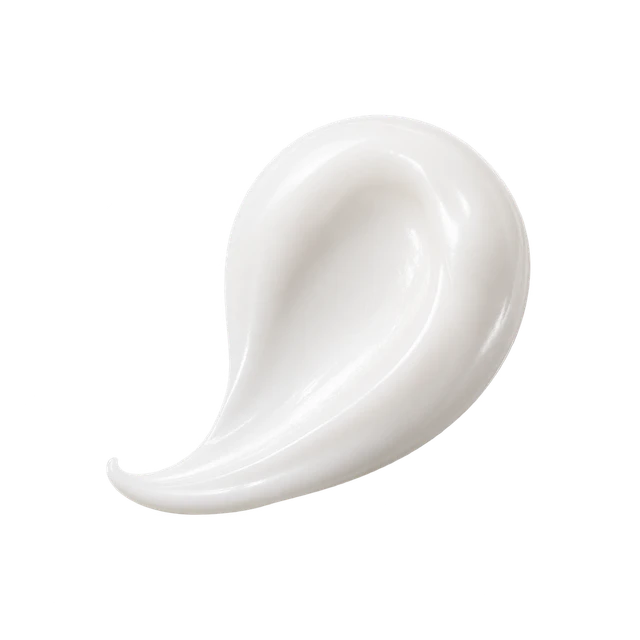 Pearly white eye-cream texture